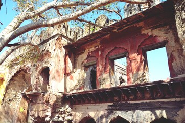 old abandoned building