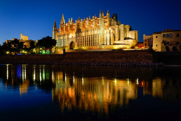 Palma Cathedral (La Seu) (14th-16th centuries) .Palma.Mallorca.Baleares.Spain. © Tolo