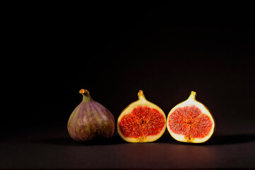 colorful raw figs
