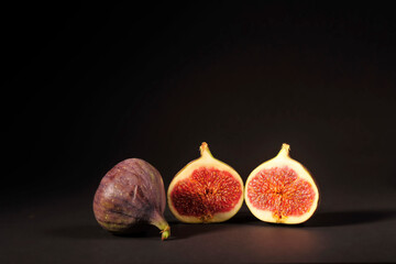 colorful raw figs