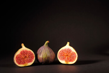 colorful raw figs