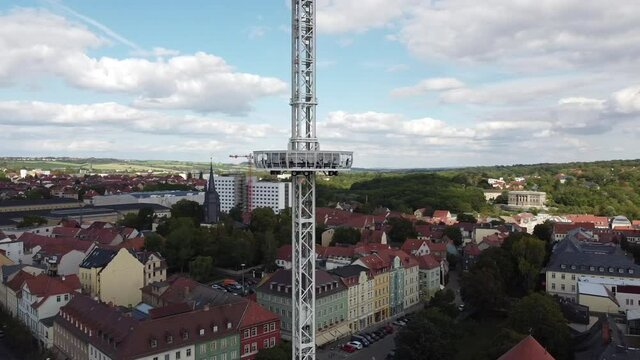 City Skyliner Weimar Luftaufnahme