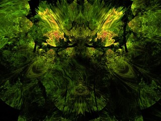 Imaginatory fractal background Image