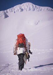 snowboarder on the slope