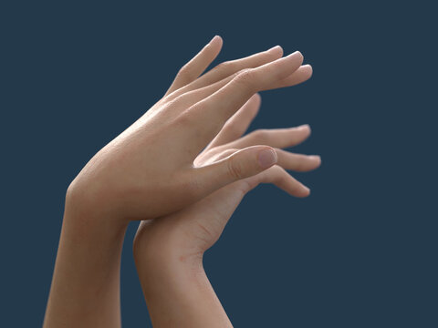 Delicate Female Hands