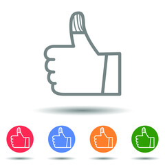 Injured wounded bandage finger icon vector logo isolated on background