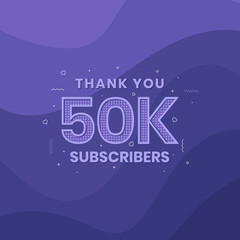 Thank you 50000 subscribers 50k subscribers celebration.