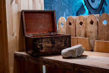 household items of the northern people made of wood