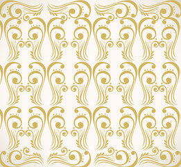 background of luxury gold decorative elements vector illustration design