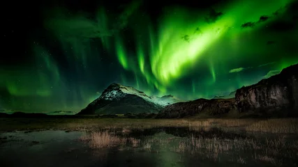Fototapeten Nordlichter Aurora Borealis © Matej