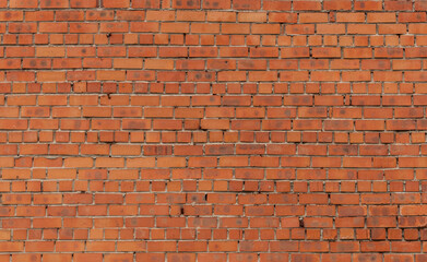 Background of red brick wall pattern texture. Great for graffiti inscriptions