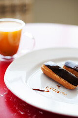 cup of coffee and cake