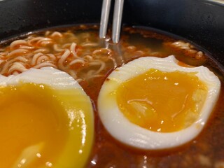 Ramen and egg