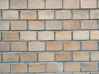 Wand aus Backsteinen, Klinker