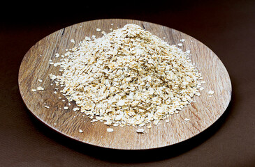 Pile of cereal to prepare a healthy breakfast. 