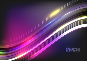 Technology background color vector for web and design