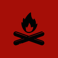 Red survival fire