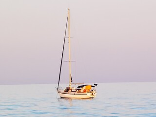 boat on the sea