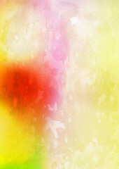 Fototapeta na wymiar Red White and Yellow Watercolour Texture Image