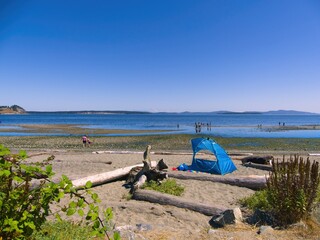 Island View Beach on Vancouver Island, British Columbia