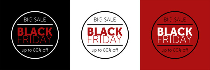 Black Friday sale tag. Black friday design, sale, discount, advertising, marketing price.