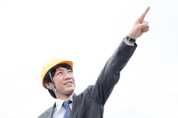 建設会社のビジネスマン