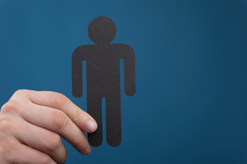 a employee human job recruitment person symbol