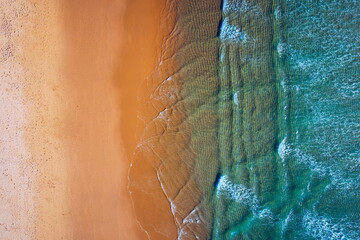 Praia Grande, Portugal. Beautiful sunset in the portuguese beach Praia Grande, in Portugal. Beach...