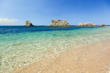 Beach of Artolithia, in Preveza region, Epirus, Greece, Europe.
