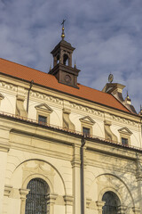 Cathedral of Resurrection and St. Thomas in Zamosc - Renaissance church in Old Town of Zamosc, built in the late sixteenth century. Poland.