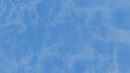 Blue sky with patchy panorama background, toned photo