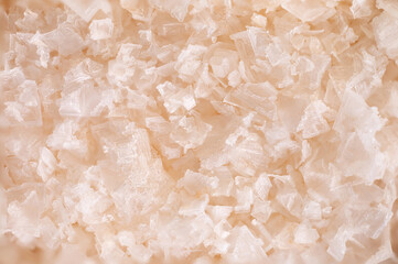 super macro shot of exotic murray river salt flakes from Australia in details very close. Ideal...