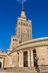 Palace of Culture and Science. Warsaw. Poland.