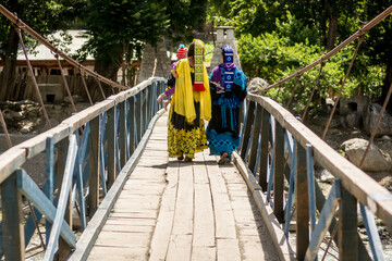 Report of the traditional clothing and typical hats of the ancient Indo-European ethnic group located in the Rumbur Valley in Chitral, Pakistan in July 2018. 