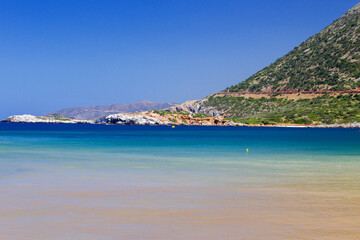 Beach of Bali, in Rethymno region, Crete island, Greece, Europe.
