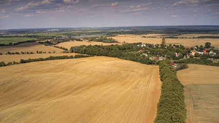 Fototapeta premium Uckermark. Impressionen. Polnische Landschaft bei Schwedt.