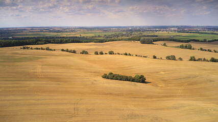 Uckermark. Impressionen. Polnische Landschaft bei Schwedt.
