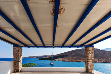 The bay of Agios Sostis in Serifos island, Cyclades, Greece.