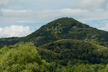 Fototapeta na wymiar beautiful landscape in the Southwest Palatinate (südwestpfalz) mountains