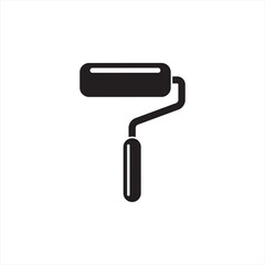 Surface paint roller, vector illustration