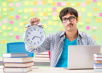 Student with many conflicting priorities