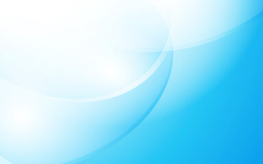 blue smooth bubble shape vector
