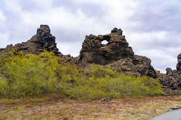 Rocky formations in Iceland