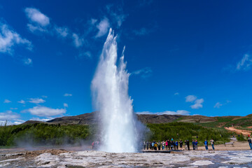 Iceland geyser