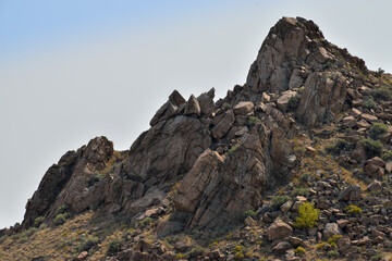 rocks in the mountains