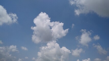 blue sky with clouds