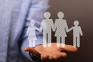 Family Protection And Care Concept