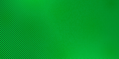 Abstract halftone background made of dots and lines in green colors