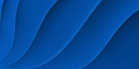 Abstract background with wavy surface in blue colors