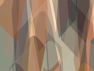 Beautiful of Colorful Art Brown and Orange, Abstract Modern Shape. Image for Background or Wallpaper